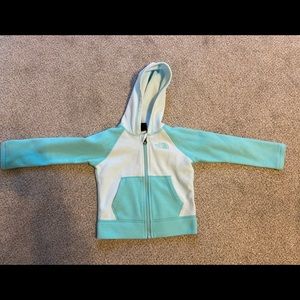The North Face Glacier zip fleece 2T
